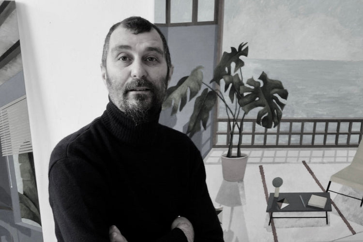Mickael Doucet - ritratto dell'artista - Galleria Antonio Damiani