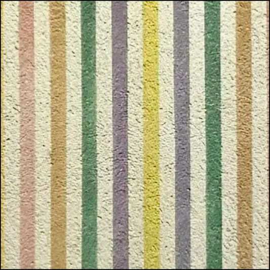 Dettaglio dell' Opera "Grammature di colore" (1976) di Elio Marchegiani. Intonaco e tecnica mista, 75x75 cm. 17 grammature. Galleria Antonio Damiani