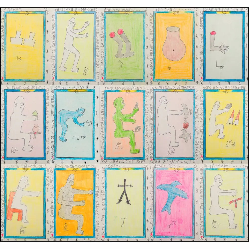 Alphabeth Bété - Galleria Antonio Damiani -Frédéric Bruly Bouabré.