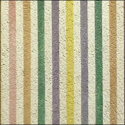 Dettaglio dell' Opera "Grammature di colore" (1976) di Elio Marchegiani. Intonaco e tecnica mista, 75x75 cm. 17 grammature. Galleria Antonio Damiani