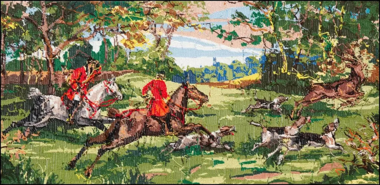 Landschap met hertenjacht after Jan Wyck - Galleria Antonio Damiani