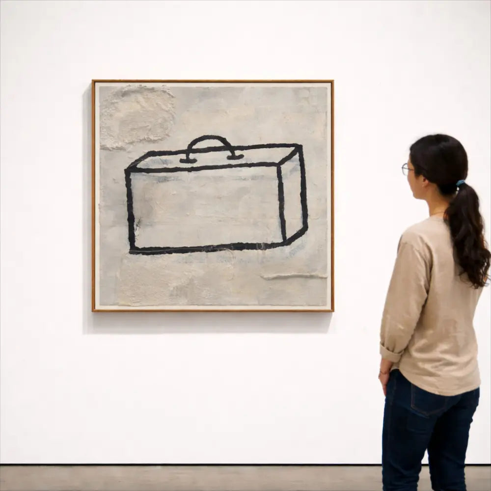 Donald Baechler Dumb Jock Disaster for Brian 2002 installazione mostra Rove Gallery Londra.