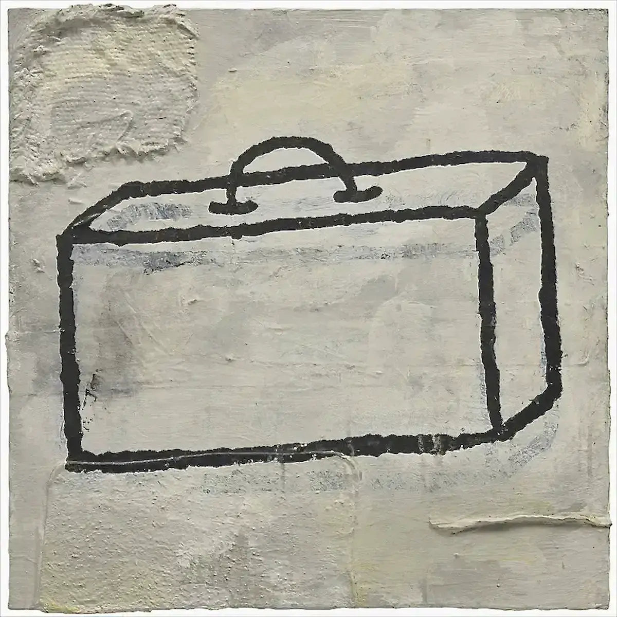 Donald Baechler Dumb Jock Disaster for Brian 2002 tecnica mista su tela opera unica.