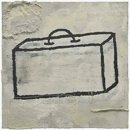 Donald Baechler Dumb Jock Disaster for Brian 2002 tecnica mista su tela opera unica.