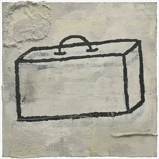 Donald Baechler Dumb Jock Disaster for Brian 2002 tecnica mista su tela opera unica.