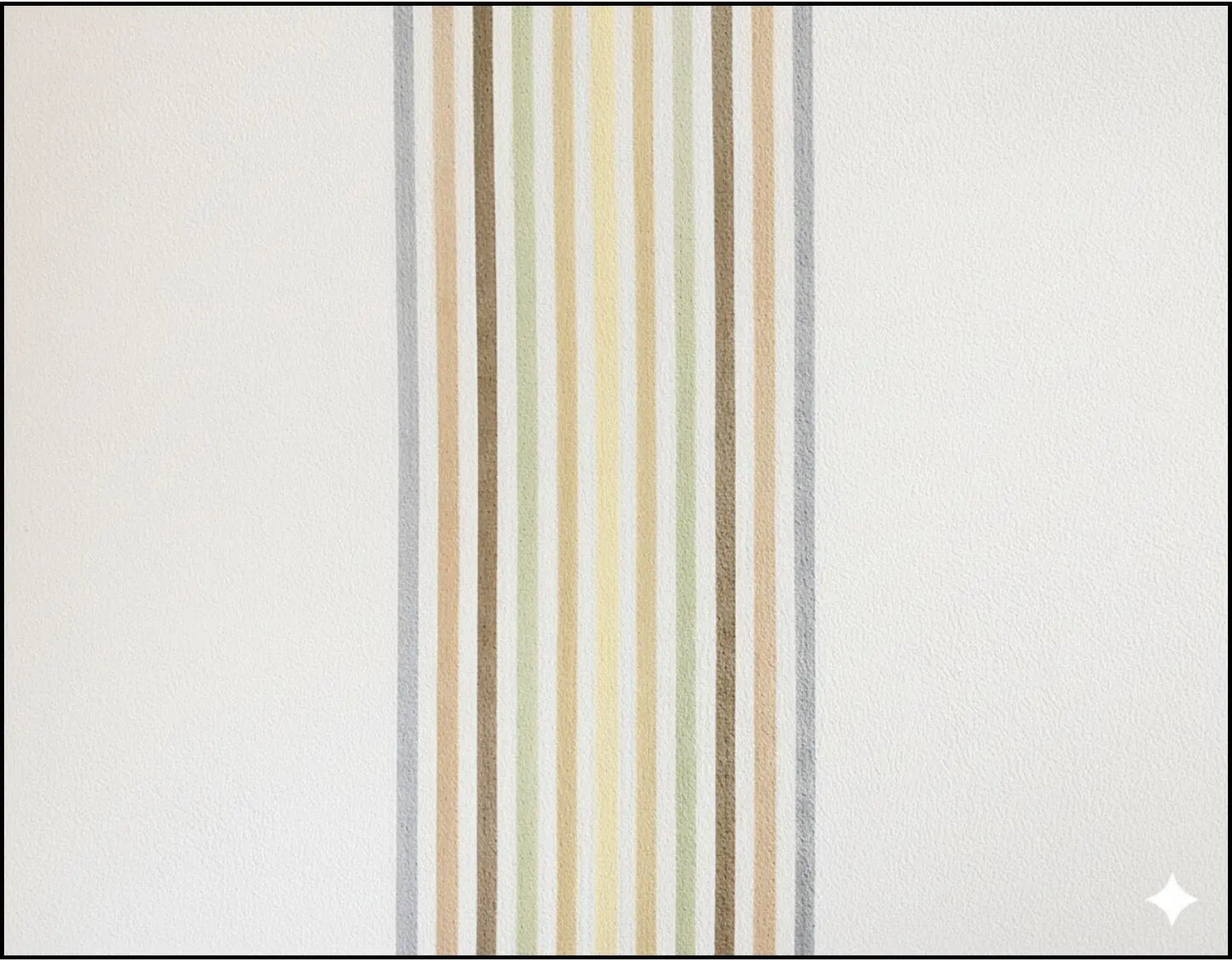 Opera "Grammature di colore" (1977) di Elio Marchegiani. Intonaco e tecnica mista, 105x85 cm. 11 grammature. Registrata presso l'archivio.Galleria Antonio Damiani.