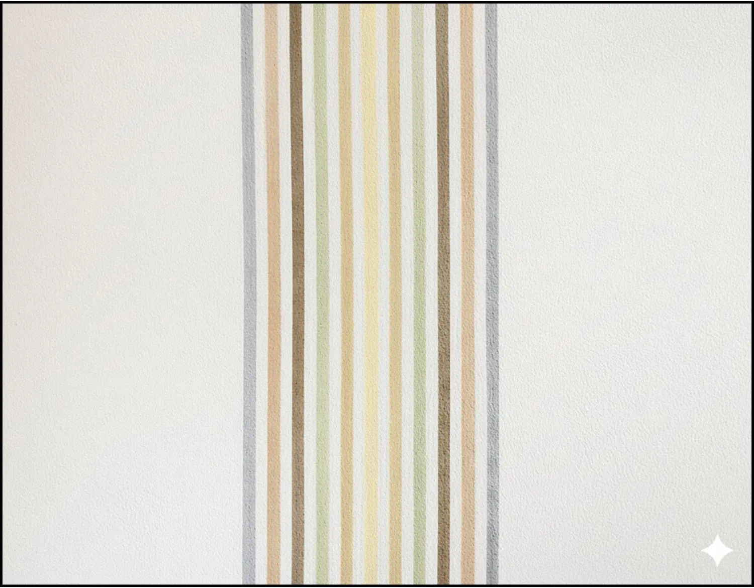 Opera "Grammature di colore" (1977) di Elio Marchegiani. Intonaco e tecnica mista, 105x85 cm. 11 grammature. Registrata presso l'archivio.Galleria Antonio Damiani.