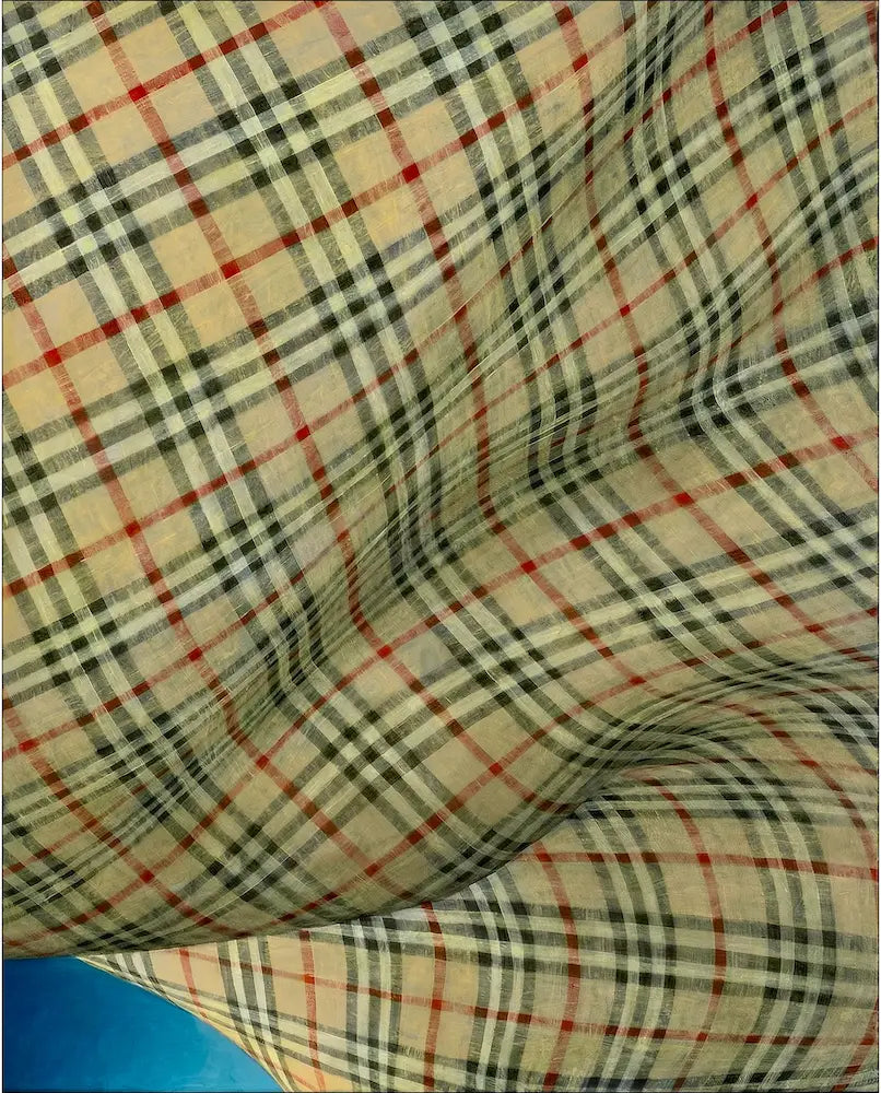 Peter Schuyff, Burbelly, 2015, olio su lino, 120x100 cm, opera originale di Peter Schuyff.