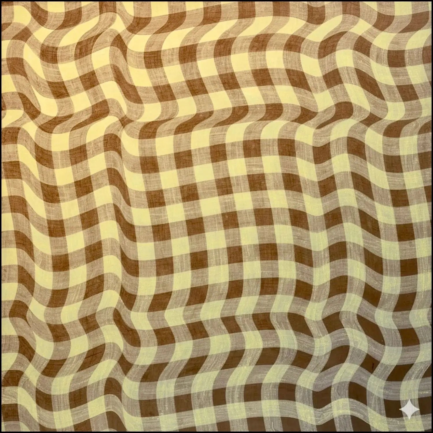 Importante opera "Untitled" (1986) di Peter Schuyff. Acrilici e matita su lino, 190x190 cm. Esempio di pittura ottica e cromatica degli anni Ottanta. Galleria Antonio amiani.